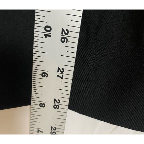 Men’s 100% Wool Dress Pants 35x28 Black No Pleat Tailored Business Slacks - Picture 8 of 8